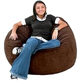 Cozy Sack 3-Feet Bean Bag Chair, Medium, Chocolate