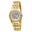 Armitron Women's 753723MPGP Automatic Swarovski Crystal Accented Mother Of Pearl Dial Watch