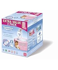 Tommee Tippee Nappy Wrapper refill cassettes - stage 1 - 3pk
