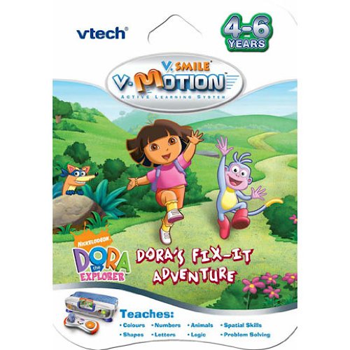 VTech - V.Smile - Jeu V.Smile avec Fonction Motion - Dora l'Exploratrice (Version Anglaise)