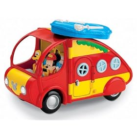 Mattel - R9041 - La Maison de Mickey - Figurine - Accessoire - Le Camping Car de Mickey