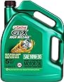 Castrol 03110 GTX High Mileage 10W-30 Motor Oil - 5 Quart