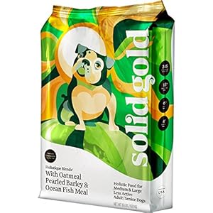 SOLID GOLD 937161 Holistique Blendz Fish Food for Adult Dogs, 15-Pound