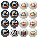 UPC 720805011192 product image for NFL Chicago Bears Home Versus Away Team Billiard 8-Ball Set | upcitemdb.com