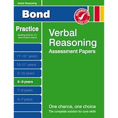 Bond Second Papers in Verbal Reasoning 8-9 Years (Bond Assessment Papers)