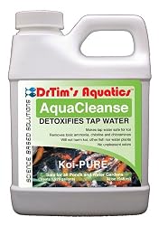 DrTim's Aquatics 615 64 oz Koi-Pure AquaCleanse Tapwater Detoxifier for Ponds and Water Gardens
