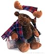 Plush Moose, Mooky Moose with Hat & Scarf 14.5"