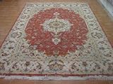 Persian Rug Tabriz 13857 Size (350 x 253 cm) Large _ Excellent