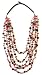Kelevra NE0248 Ladies Hand Made Five Strand Semi-Precious Delicate Necklace.