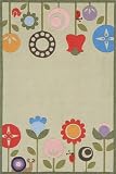 Lil Mo Grass Kids Modacrylic Hand Tufted Area Rug 5.00 x 7.00.