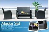 ALASKA 4 PIECE RATTAN SOFA SUITE SET