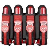 NXE Elevation Pro Pak 08 4+3+2 Paintball Harness - Red