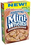 Kellogg's Bite Size Frosted Mini-Wheats Cinnamon Streusel, 22-Ounce Box (Pack of 4)