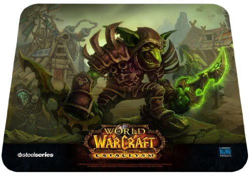 world of warcraft cataclysm goblin. SteelSeries QcK Surface - World of Warcraft: Cataclysm - Goblin Edition (PC)