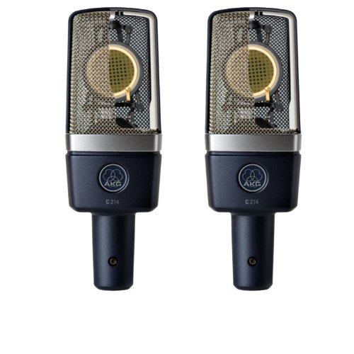 AKG Pro Audio C214 Stereo Set Condenser Microphone, Cardioid On Sale