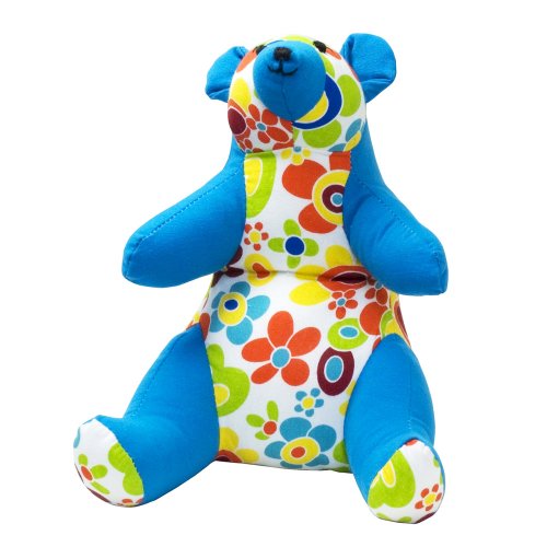 51jY17pTd5L Color Zoo Bailey The Bear Stuffed Animal   Color Splash