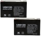 Moultrie 6 Volt 12 amp Crown Rechargeable Battery - New - 2 Pack