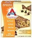 Atkins Day Break Chocolate Oatmeal Fiber Bar, 5-Count Bars (Pack of 2)
