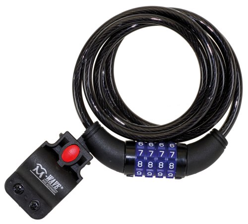 M-Wave Spiral Combination Bicycle Cable Lock