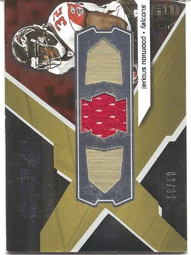 Jerious Norwood 2008 SPx Winning Materials Jersey Card #WMNO 39/50 Atlanta Falcons