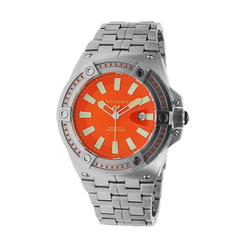 Android Men's Divemaster Predator Automatic Stainless Steel Bracelet Watch