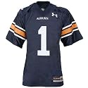 Under Armour Auburn Tigers #1 Navy Blue Youth Replica Football Jersey