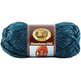 Lion Brand Yarn 135-212 Hometown USA Yarn, Lake Tahoe Blue