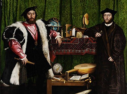 PAINTING PORTRAIT STUDY HOLBEIN AMBASSADORS POSTER ART PRINT BB12565B
