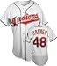 Travis Hafner White Majestic MLB Home Authentic Cleveland Indians Jersey - 52 (XX-Large)