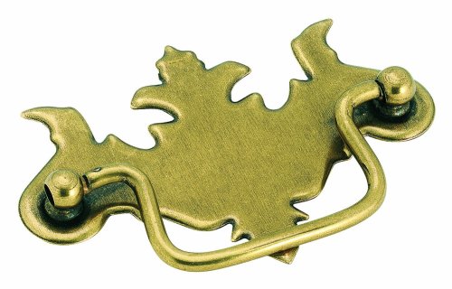 Amerock BP3425-BB Traditional Classics Pull Furniture Swing Handle Burnished Brass, 3-Inch Center to Center