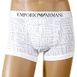 Emporio Armani white logo trunk