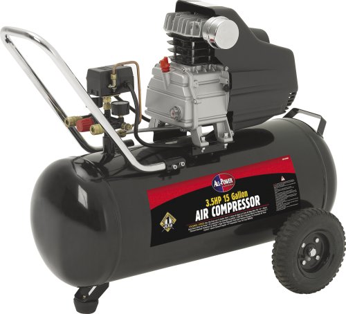 3.5HP (PEAK) 15 GALLON AIR COMPRESSOR w/ Mobility Kit [Misc.] [Misc.] [Misc.]