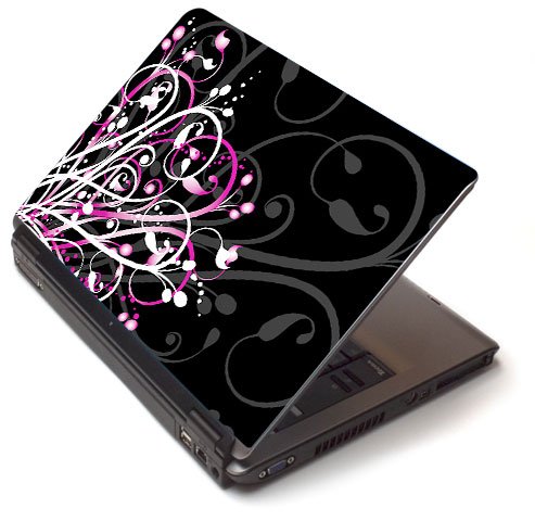 Pink pizzazz - Toshiba Lapjacks skin to fit 15" Laptops