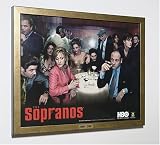 The Sopranos (Cast, Season 4) TV Print Poster -Framed, Plate #3