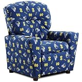 NCAA University of Michigan "Wolverines" Cup Holder Kid's Recliner