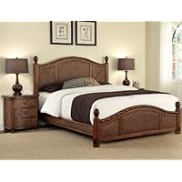 Home Styles Marco Island Queen Bed and Night Stand