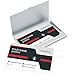 Vomercy Card Case, Rolodex Steel Business Card Holder Silver Compact Credit ID Card Holders