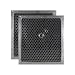 2 PACK Air Filter Factory 7 X 7-1/2 X 3/8 Bathroom Vent Charcoal Carbon Filters AFF150-CH