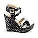 Dbdk Cree-1 Women's Ankle Strap Crossing Platform Wedge Sandals