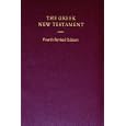 United Bible Societies, 4th Edition - The Greek New Testament: Bonded Leather - Black