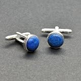 Franki Baker Lapis Lazuli & Silver Cuff Links