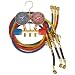 SPX Industrial 41670 Two Way Brass Manifold with 60" RYB Hoses, For R410 Refrigerant