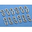 Sterling Silver S-Hook Clasps Jewelry 13mm Approx 12