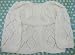 CLEARANCE Handmade Baby Acrylic Sweater, Hat and Booties Set - White (100% Knitted By Hand)