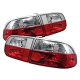 IMAGE OF Spyder Auto Honda Civic Red Clear Crystal Tail Light