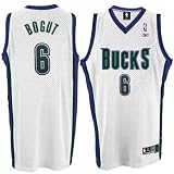 NBA Reebok Milwaukee Bucks #6 Andrew Bogut White Swingman Jersey (XXX-Large)
