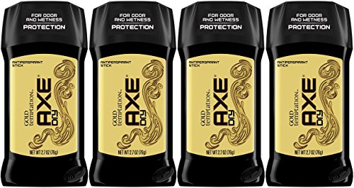 Axe Anti-Perspirant & Deodorant Stick, Gold Temptation, 2.7 Oz (Pack of 4)
