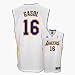 Pau Gasol Jersey: adidas White Replica #16 Los Angeles Lakers Jersey - Large