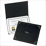 Oxford Certificate Holders, Letter Size, Black, 5 per Pack (29900055BGD)