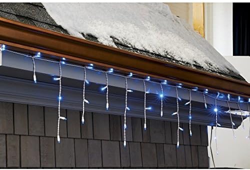 60 LED Dome Icicle Lights (Blue) Indor/outdoor, Christmas Lights, Wedding Lights, Party Lights, 4.8 Wats